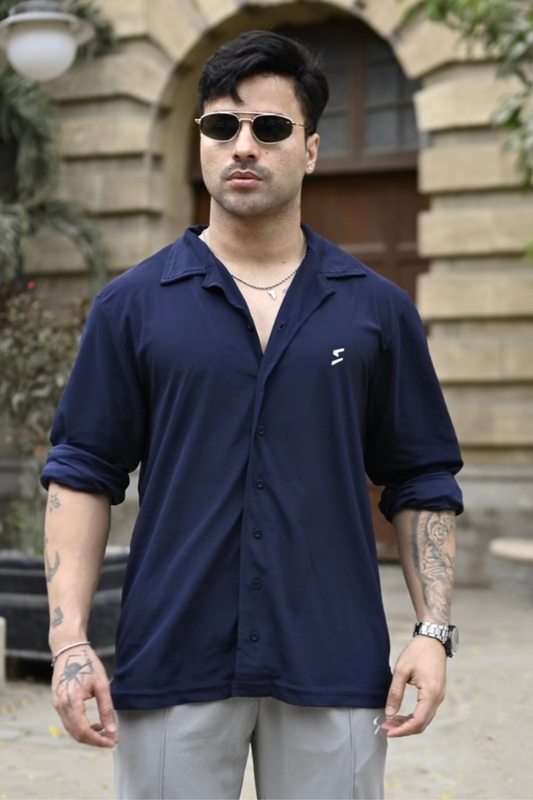 Spd Navy Essential Button UP Polo