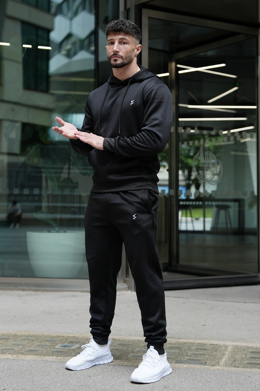 Spd Black Hoodie Tracksuit