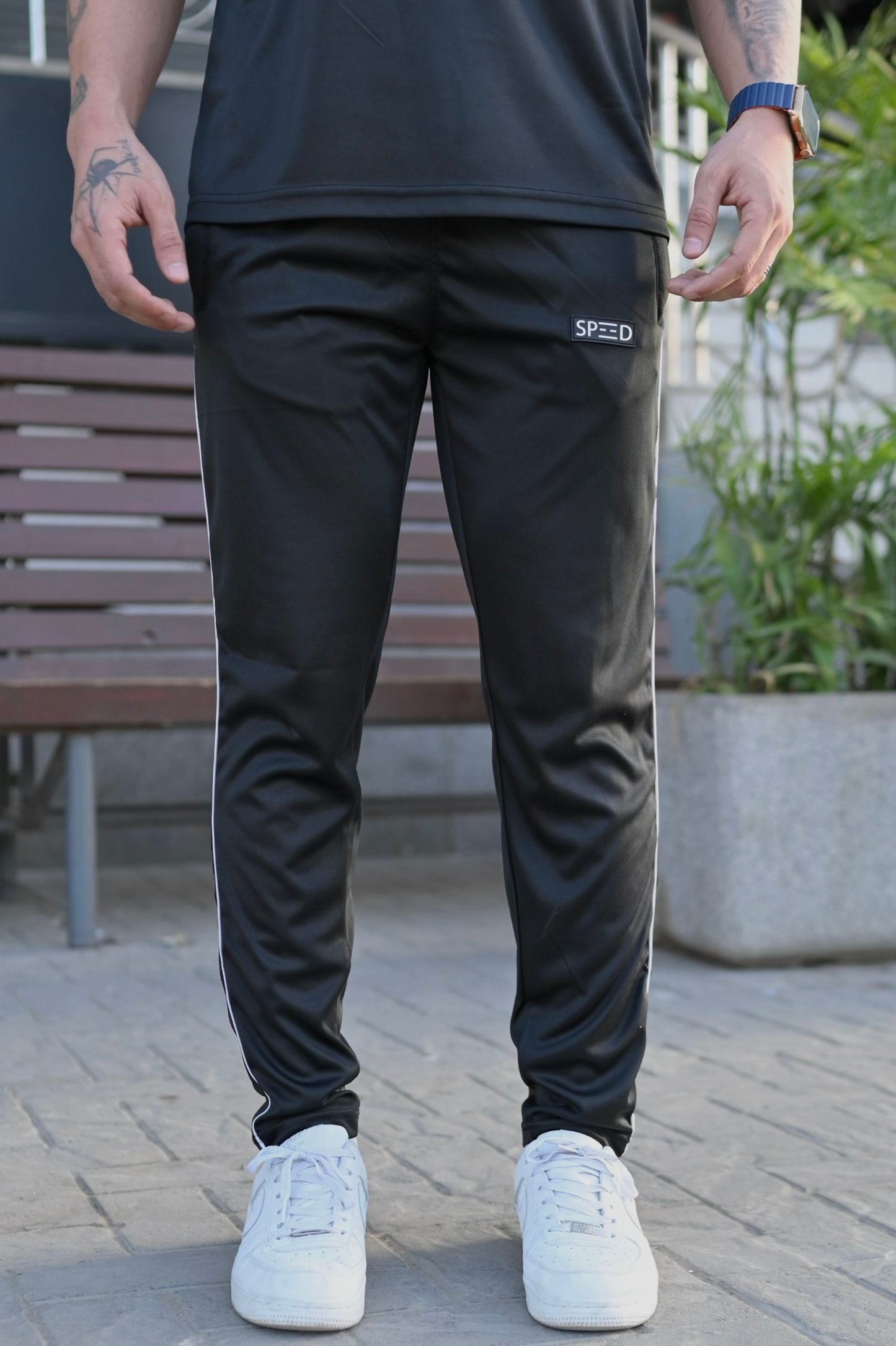 Spd Black Essential Tracksuit