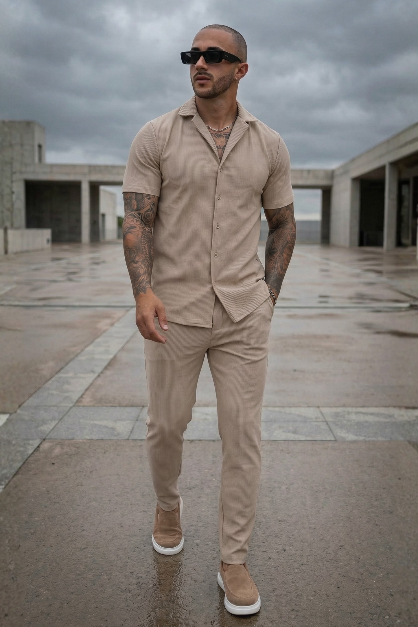 SPD Downtown Button Up Set