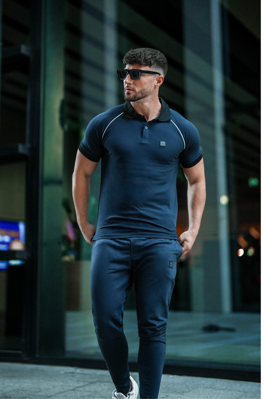 Speed Navy Polo Tracksuit