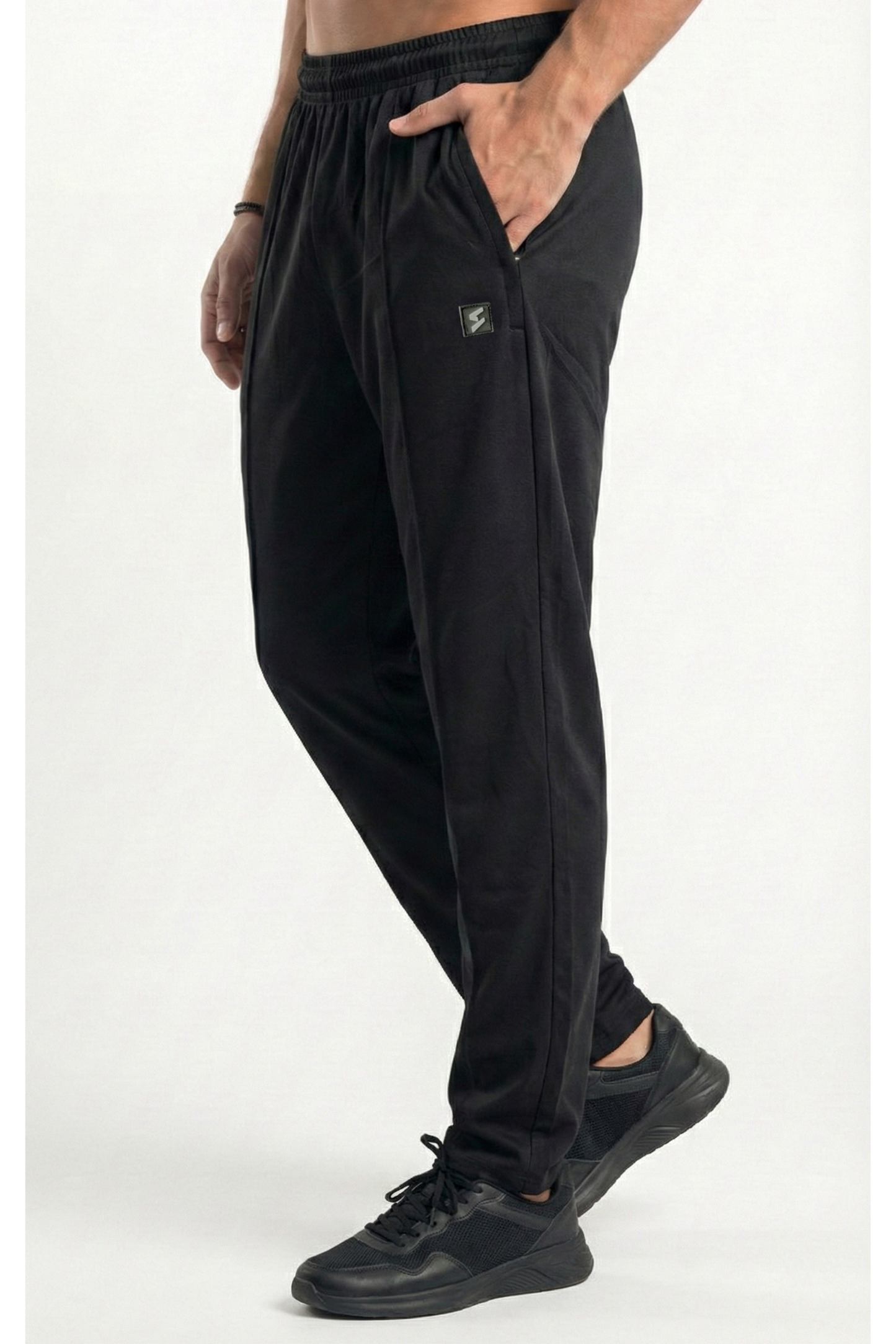 SPD Black Button Up Trouser