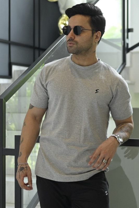 Spd Grey Performance Cotton T-Shirt