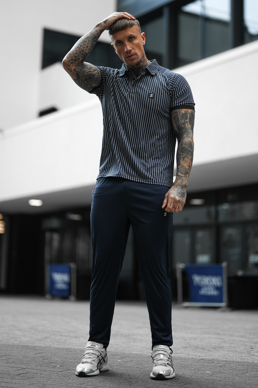 SPD Navy Stripe Polo Tracksuit
