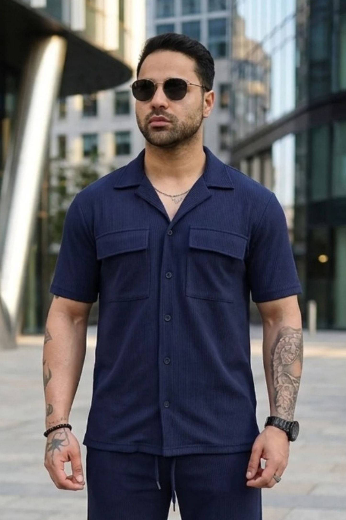 Spd Navy Elite Button Up Shirt