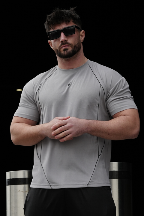 Spd Grey Spectrum Oversize Shirt