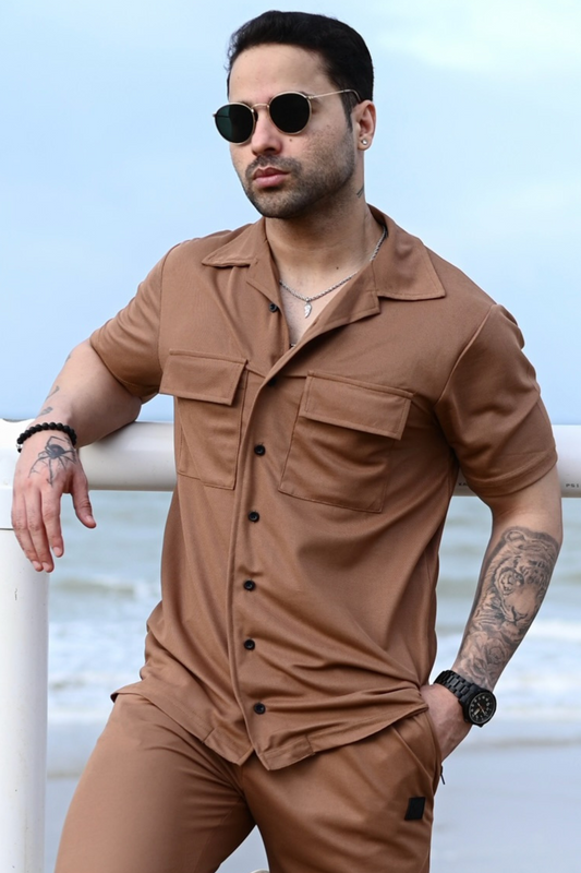 SPD Oxford Button Up Polo
