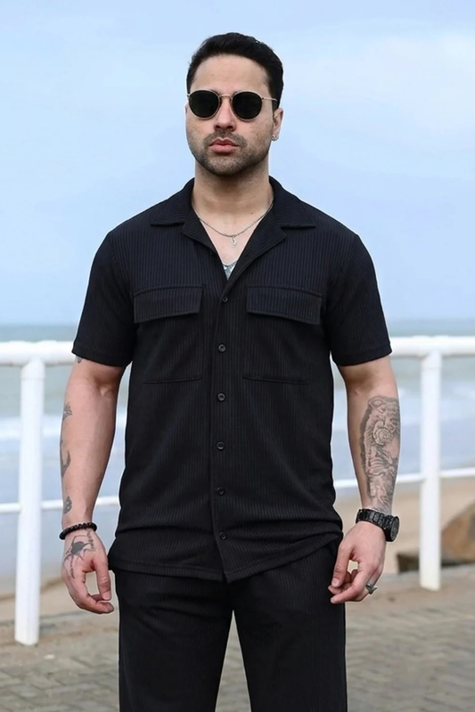 Spd Veloura Black Set Shirt
