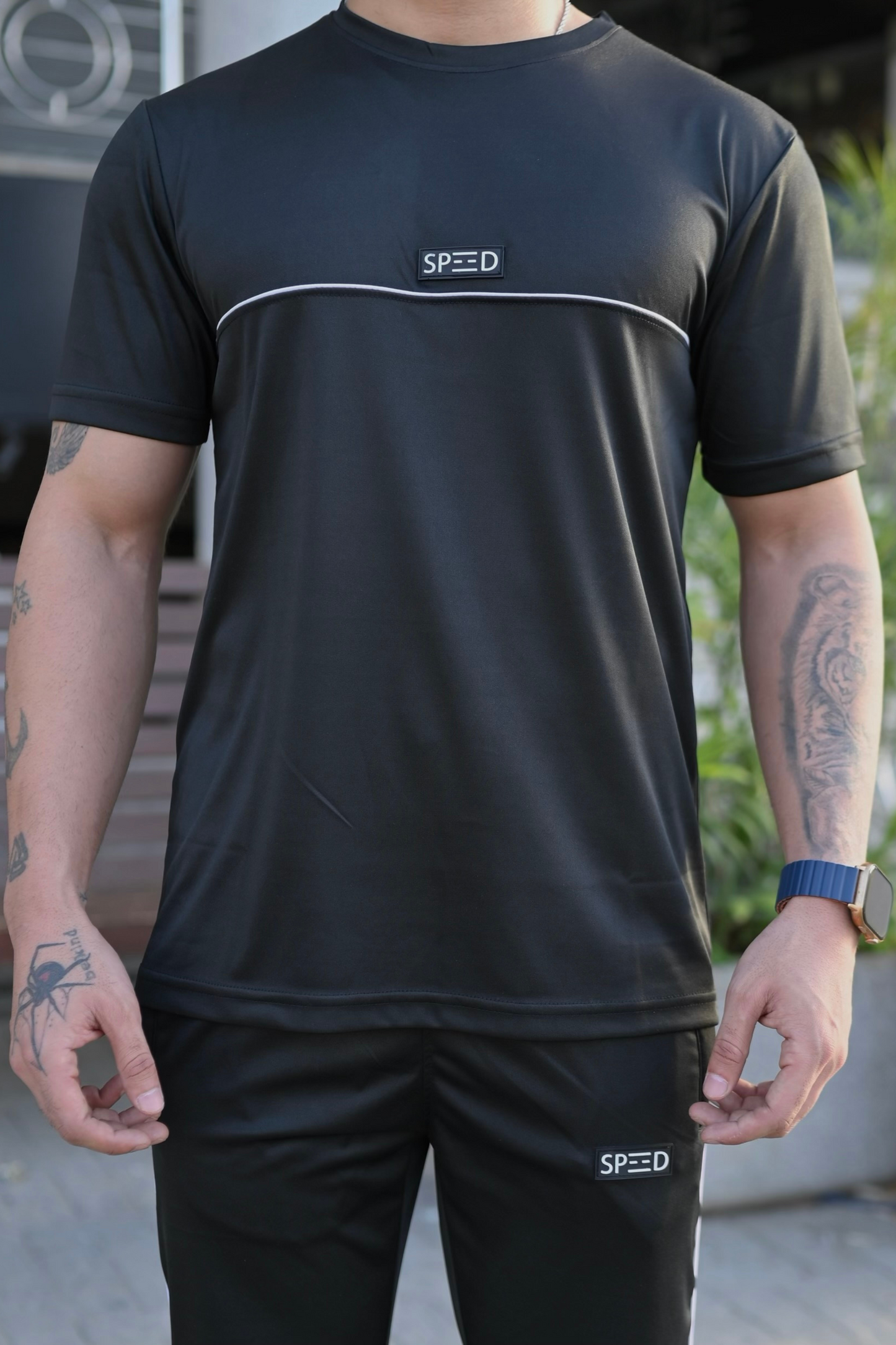 Spd Black Essential Tracksuit