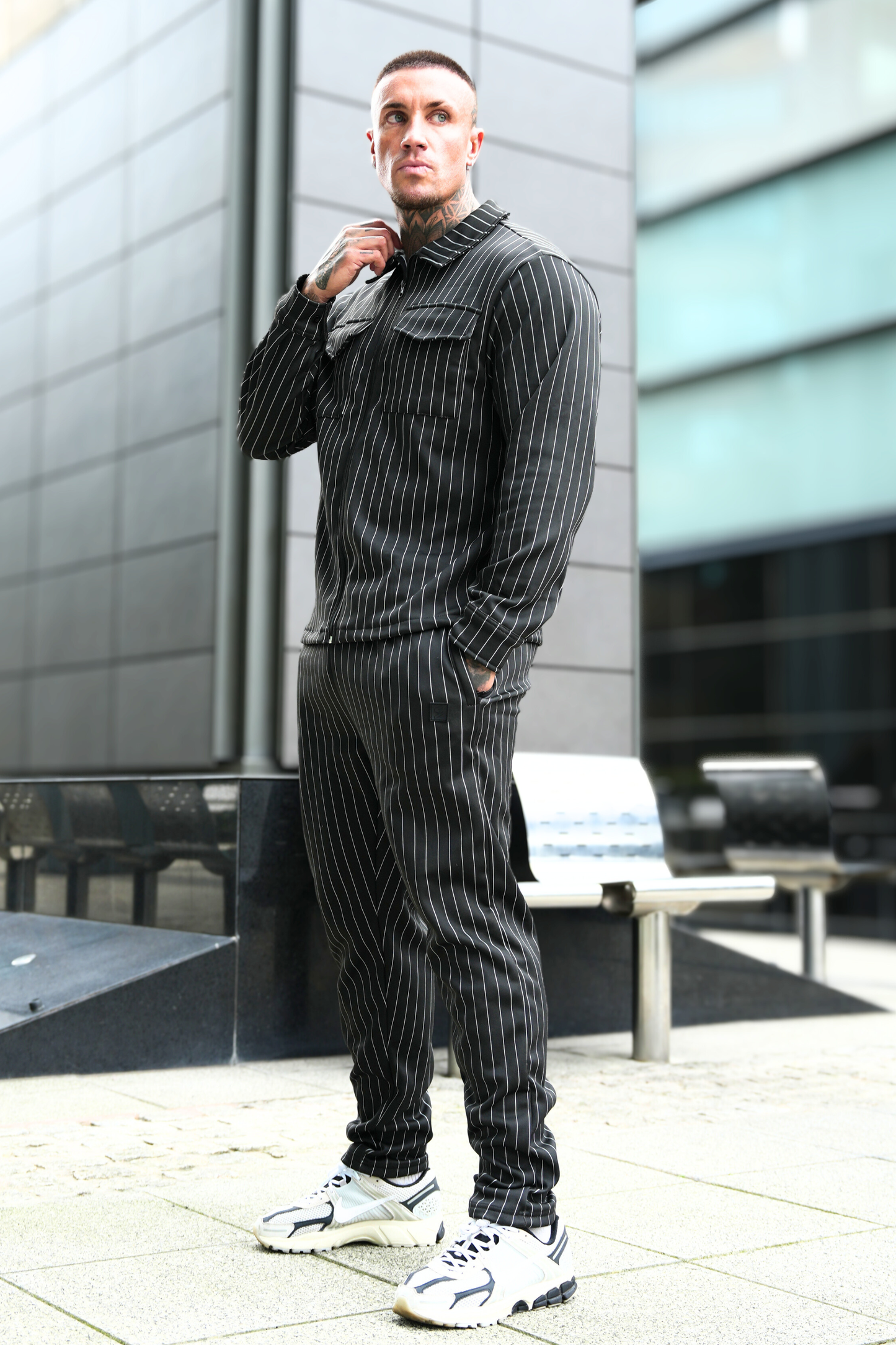 Speed Black Line Tracksuit
