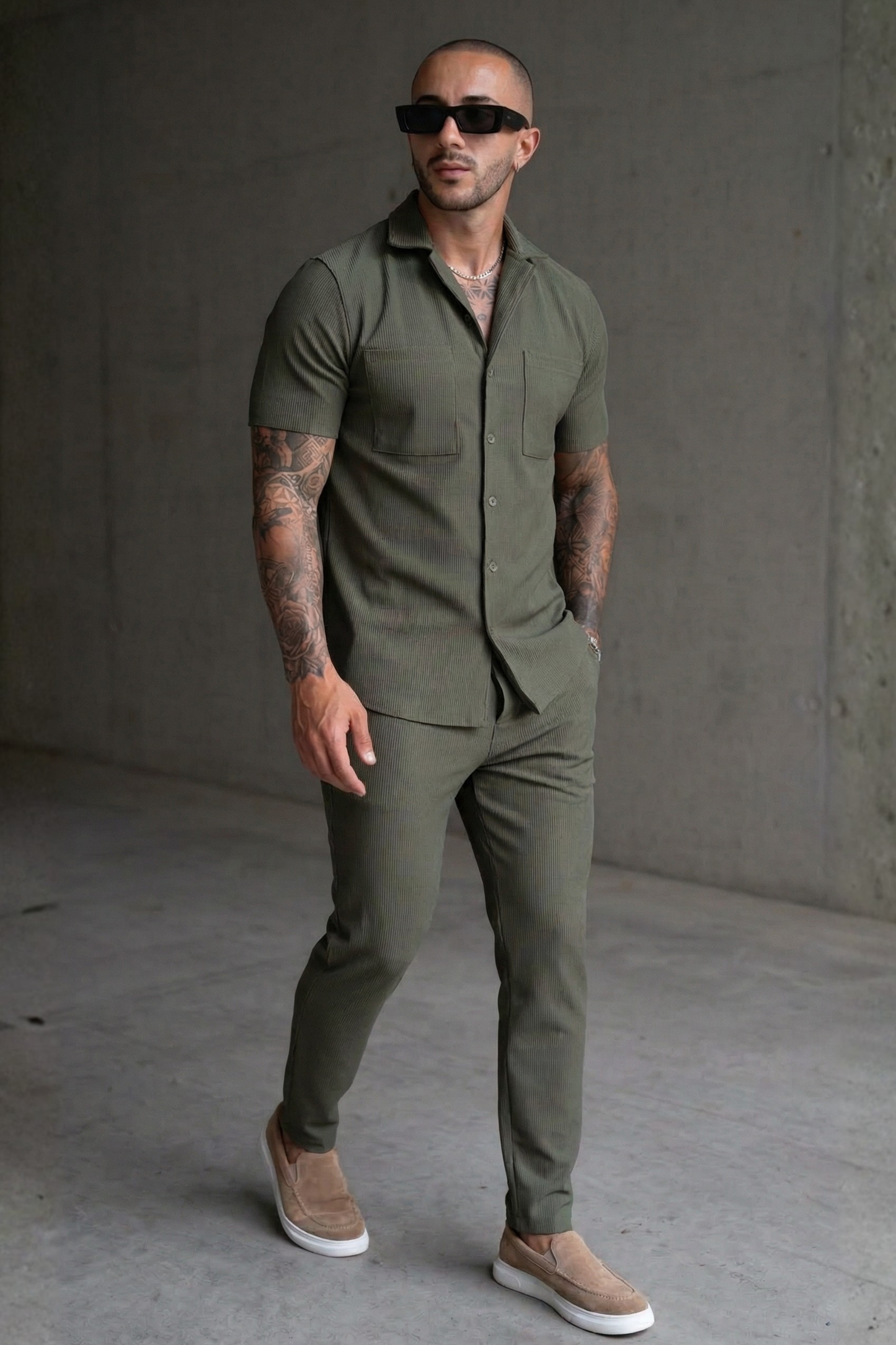 SPD Grind Button Up Set