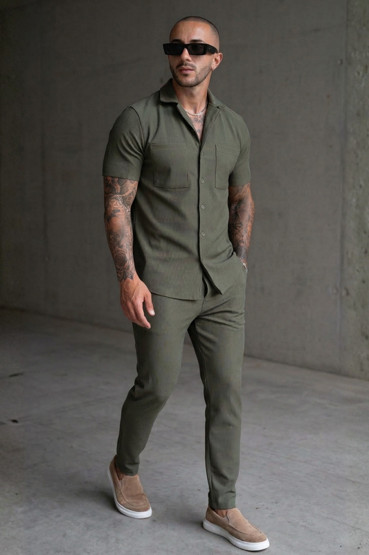 SPD Grind Button Up Set