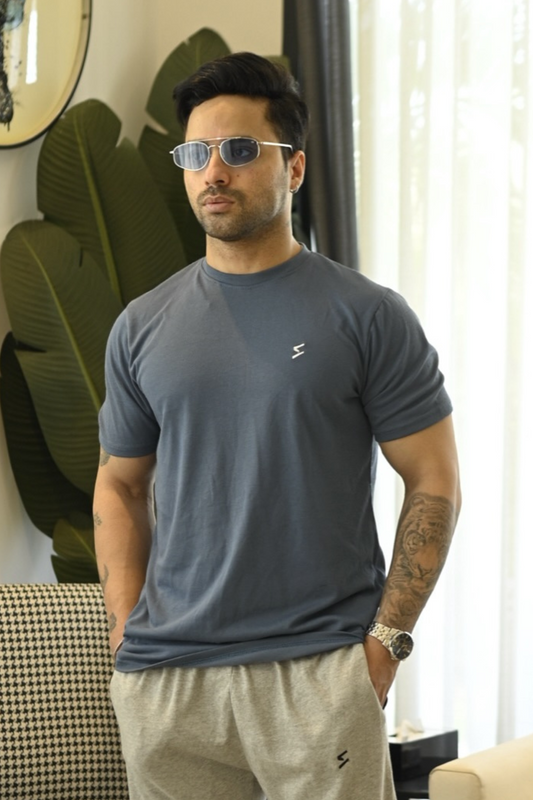 Speed Navy Academy Cotton T-Shirt