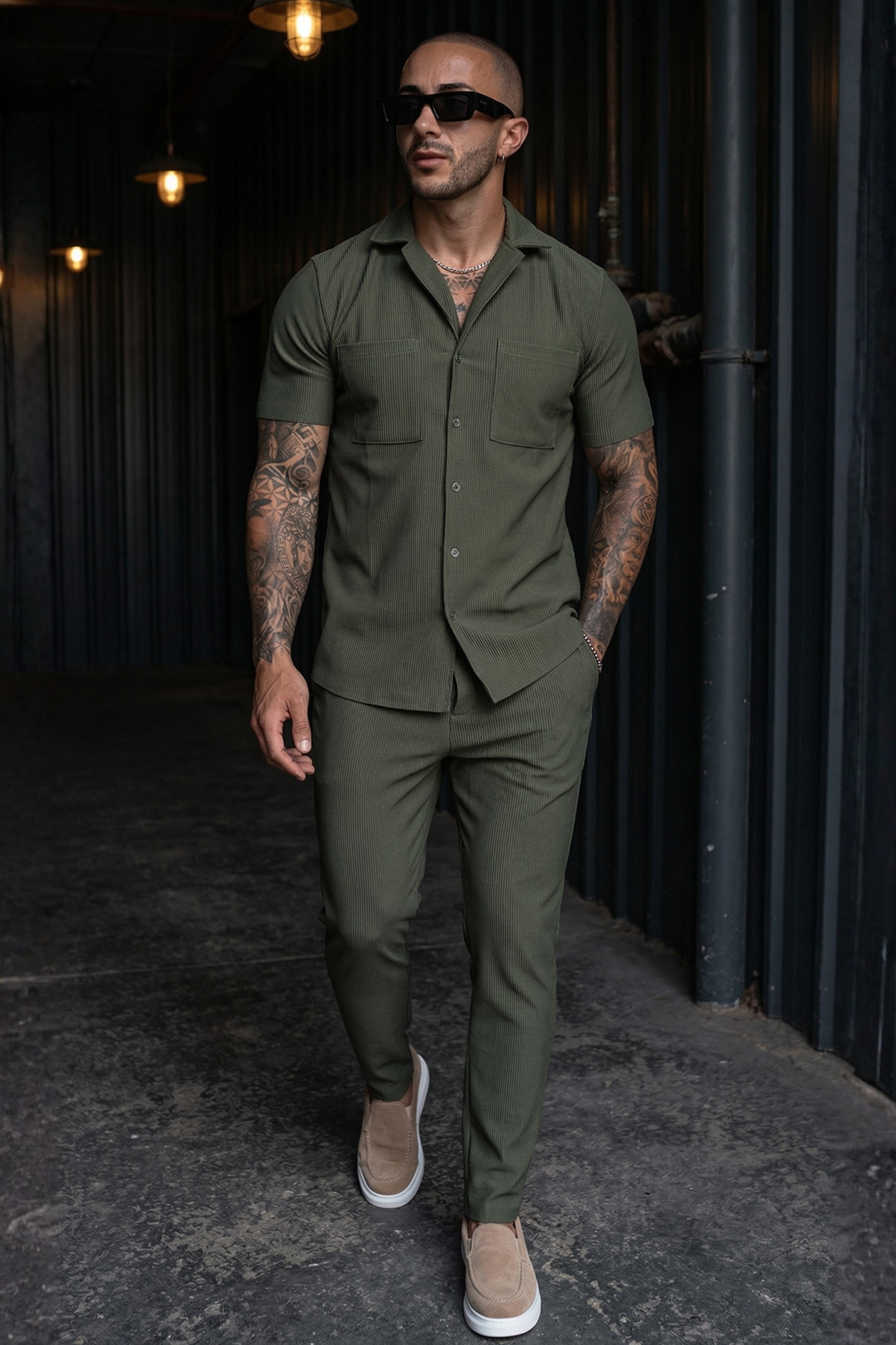 SPD Grind Button Up Set