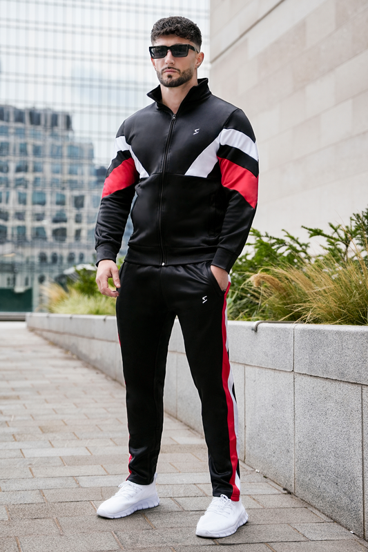 Speed Red Line Motion Tracksuit