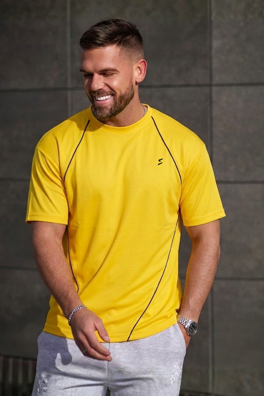 Spd Yellow Line Oversize Shirt