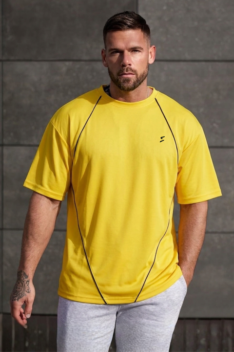 Spd Yellow Line Oversize Shirt