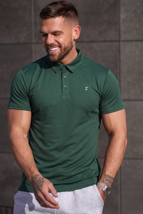 Spd Green Weave Polo