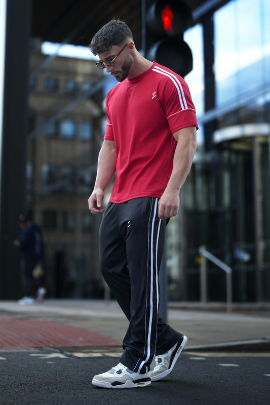 Spd Red Stripe Oversize Tracksuit