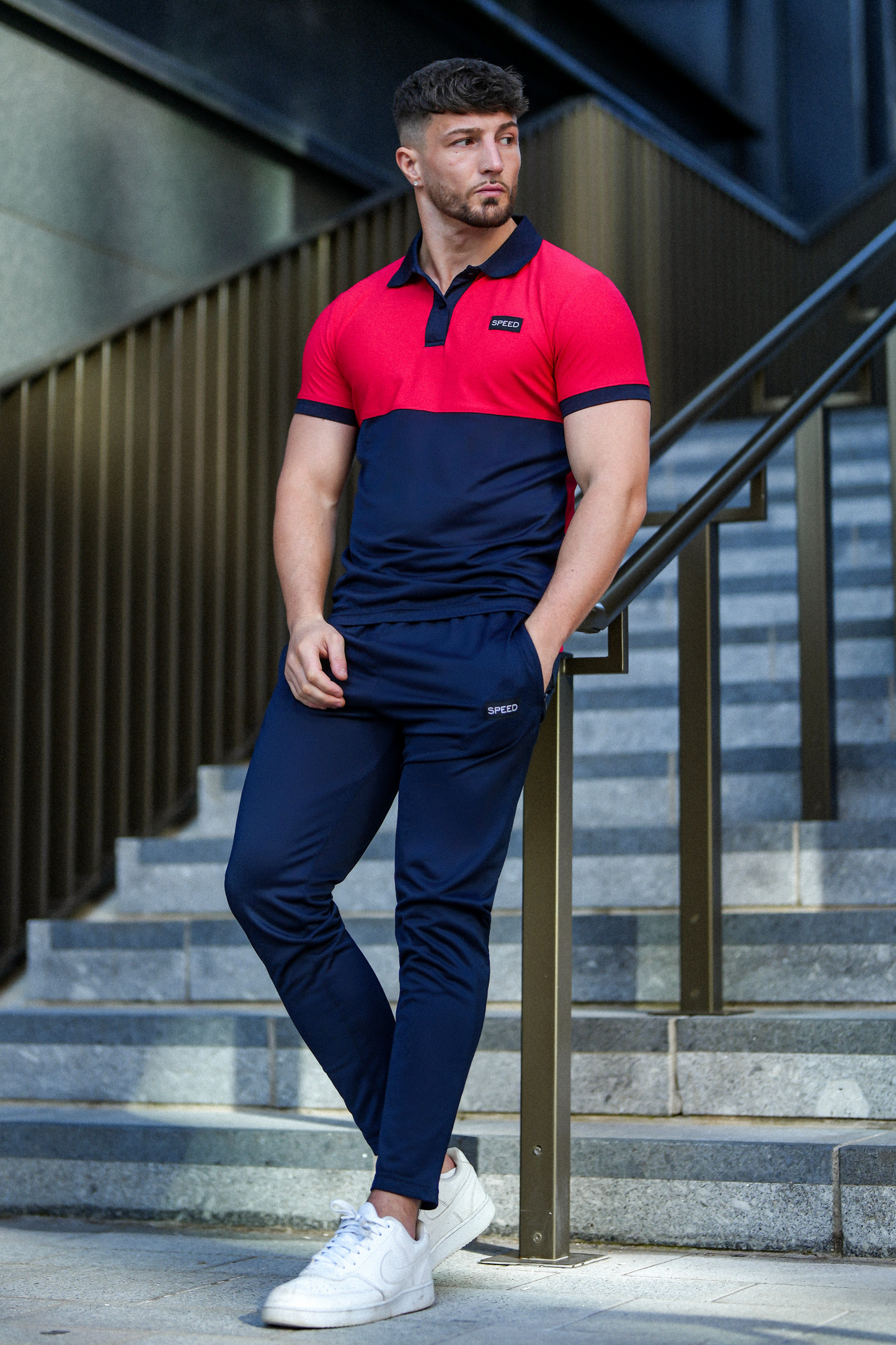 Speed Red Dragon Polo Tracksuit