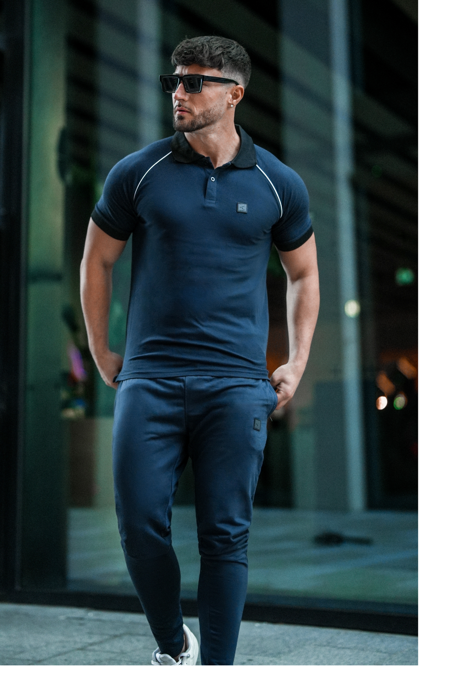 Speed Navy Polo Trouser