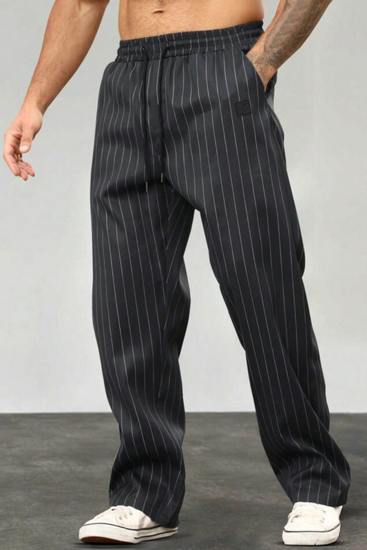 Spd Black Stripe Butt Up Trouser